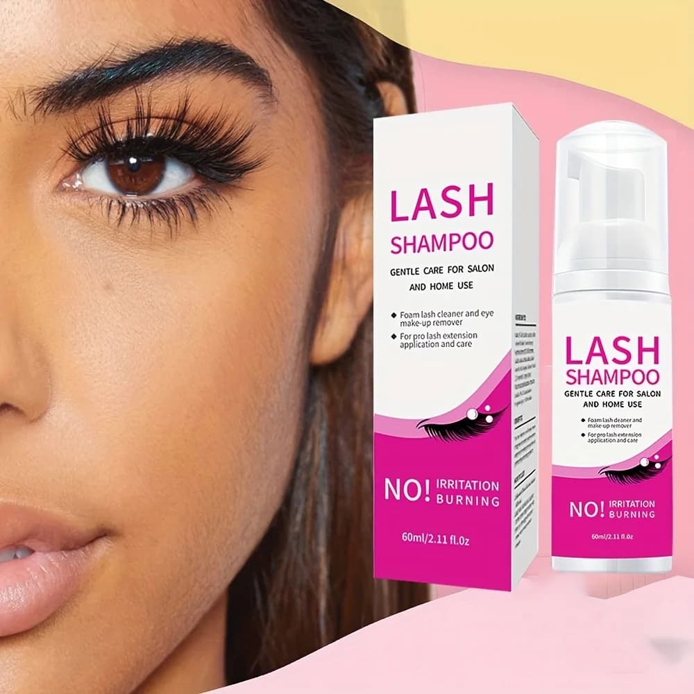 Detergent for Eyelashes Gentle and Non-irritating formula Detergent for deep cleaning for make-up tools Mascara make-up equipment Home use Rich foam
