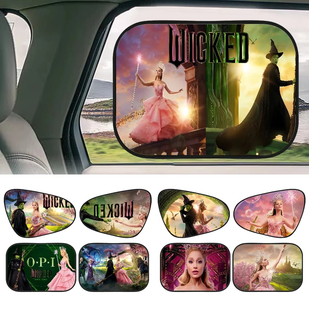 W-WickedS Movie Car Sun Shade UV Electrostatic Adsorption Car Window Sunscreen Universal Solar Protection for Car