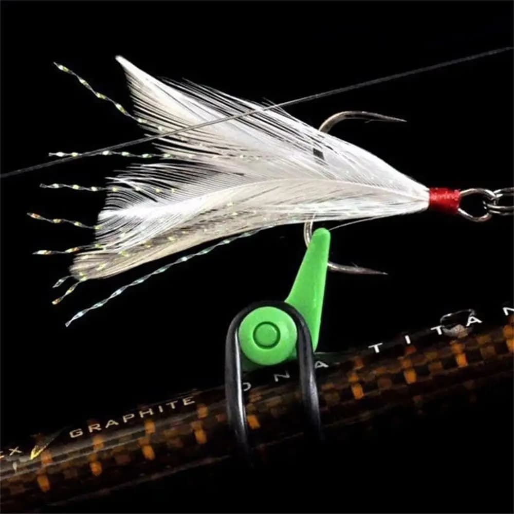 Amo da pesca portatile in gomma plastica sicuro Mantieni 10 colori Accessori per esche Attrezzatura da pesca