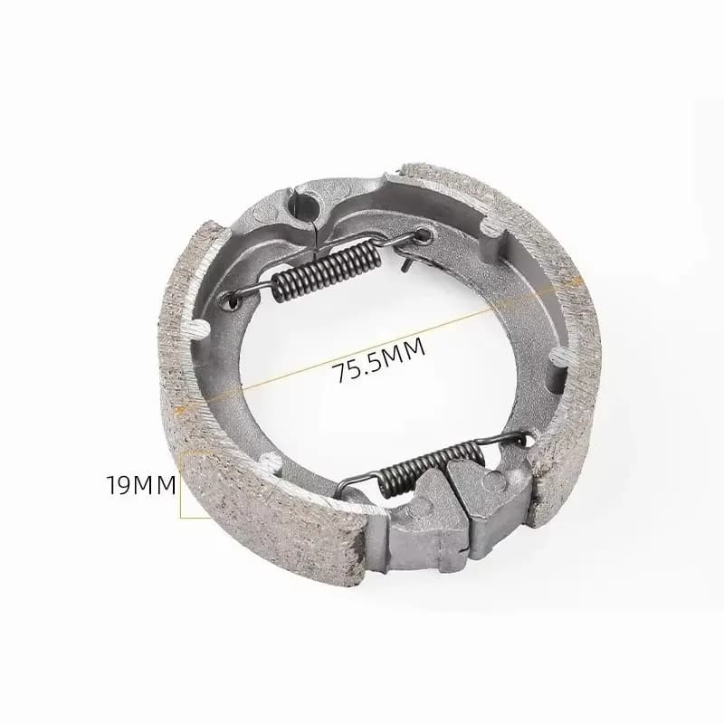Brake Shoes CG125 Motorcycle Brake Pads 50 90 80 Drum Brake Pads for Electric Vehicle Front and Rear Brakes 110 130 New