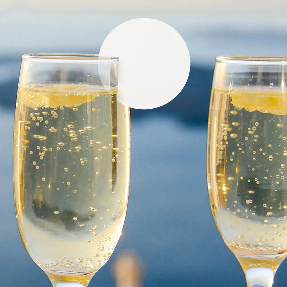 60 Pezzi Etichette per Bevande in Acrilico, Segnaposto Trasparenti Riutilizzabili per Bicchieri da Vino, Identificatori per Bicchieri da Festa, Decorazioni per Eventi e Forniture per Bar