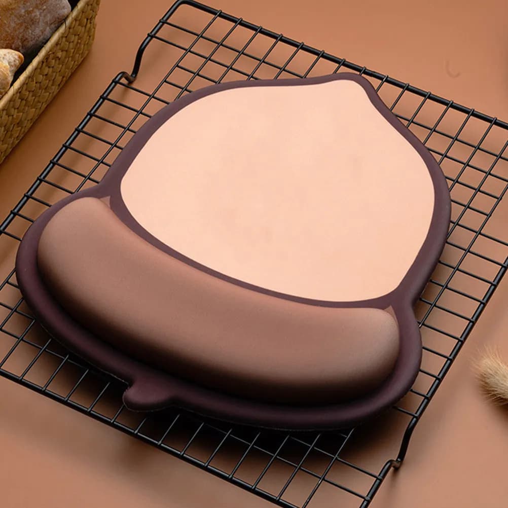 Supporto Ergonomico per Polso del Mouse, Cuscinetto in Gel Morbido per Digitazione, Gaming, Ufficio, Scrivania, Base Antiscivolo, Tappetino per Mouse con Poggiapolsi