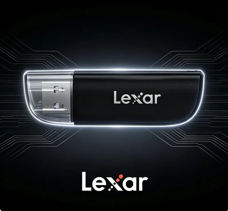 Lexar RW300U Cards Reader High Speed USB3.2 Gen1 Micro sd Card Reader 2 in 1 Dual Card Slot Read TF/SD Memory Card
