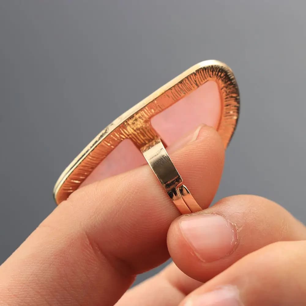 Pietra in resina che mostra scaffale per fondotinta, espositore per miscelazione, tavolozza per nail art, supporto per pigmenti, tavolozza per pittura, anello per dito