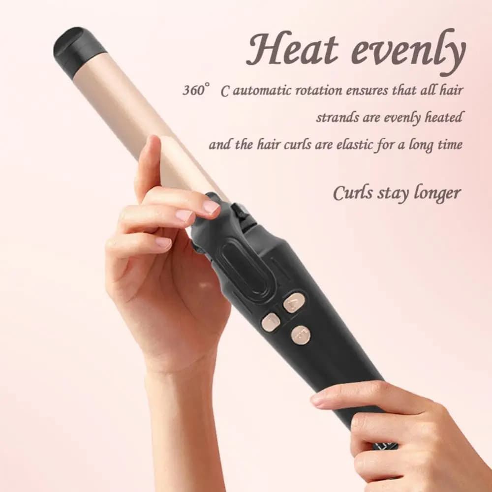 Iron curlers with electric heating Iron curlers with temperature control LCD digital display Iron curlers electric Hair styling tool