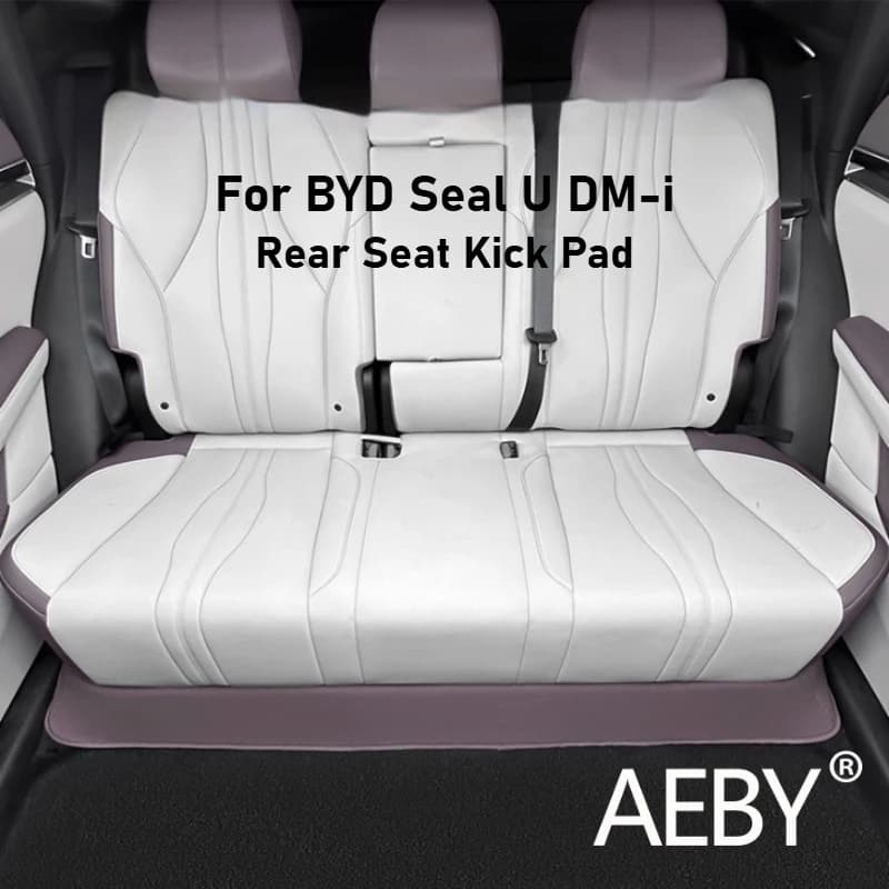AEBY For BYD Seal U DM-i 2020-2025 Car Rear Seat Kick Protector Mat, Seat Protective Cover Anti Dirty Pad, Interior Styling