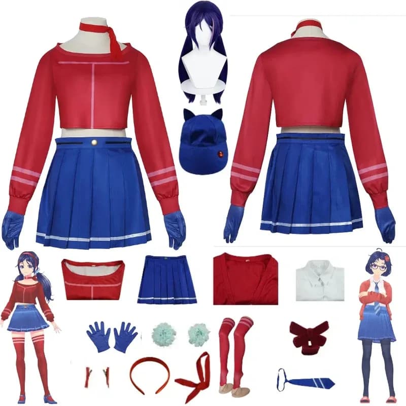 2025 Nuovo Gioco Anime Cosplay Miside Mita Mila Costume Cosplay Set Completo JK Uniforme Scolastica Pazzo Mita Abiti Parrucche Vestito di Halloween