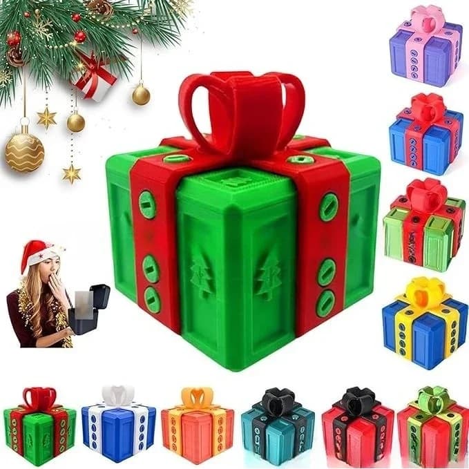 Scatola regalo a sorpresa invecchiata - Scatola da regalo natalizia, regalo divertente creativo per la fidanzata, contenitore regalo unico per le vacanze