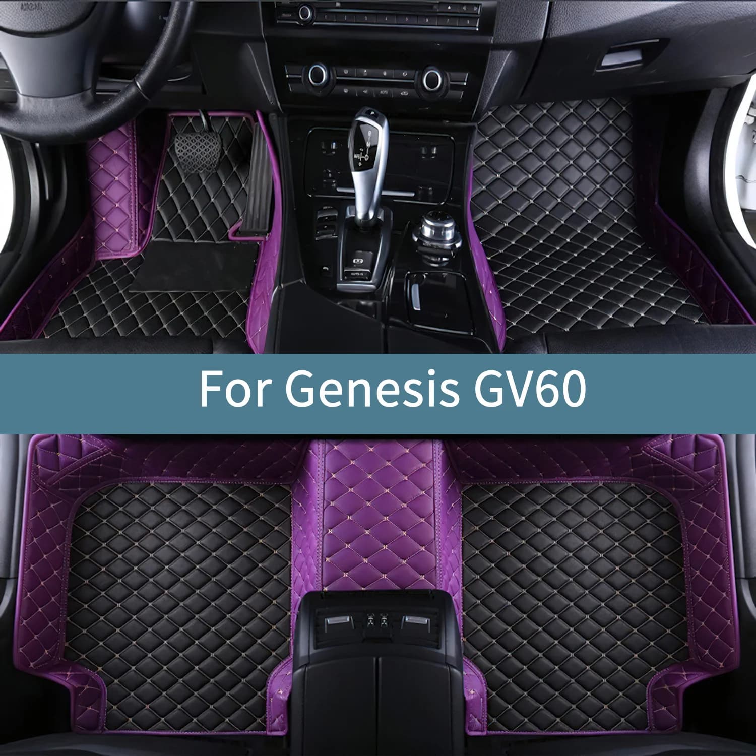 Set completo impermeabile tappetini per auto per Genesis GV60 2021 2022 2023 2024 2025 2026 tappetini per auto accessori interni