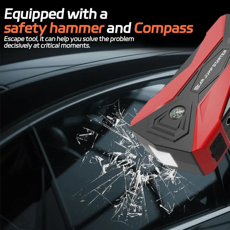 Avviatore di emergenza di picco Ultra Power 12V 3000A con Power Bank 29800mAh e caricabatterie intelligente, universale per auto a gas/diesel, camion, SUV