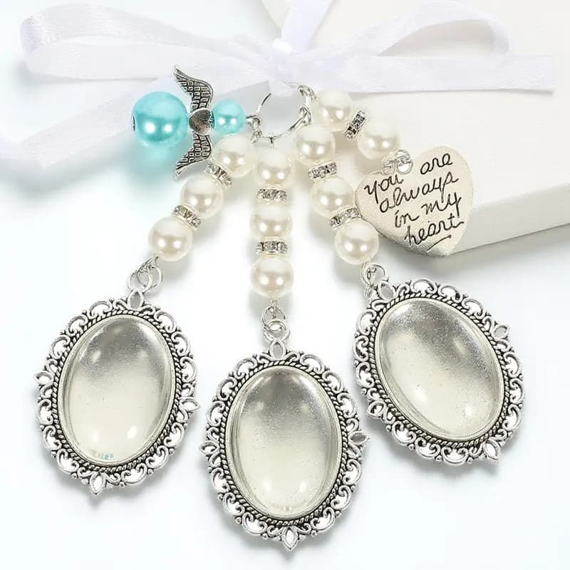 Set di Ciondoli a Forma di Cornice Fotografica in Metallo Robusto con Testo Romantico 'You Are', Ideali per Decorazioni Fai-da-Te di Bouquet, Bracciali, Collane e Creazioni Artigianali