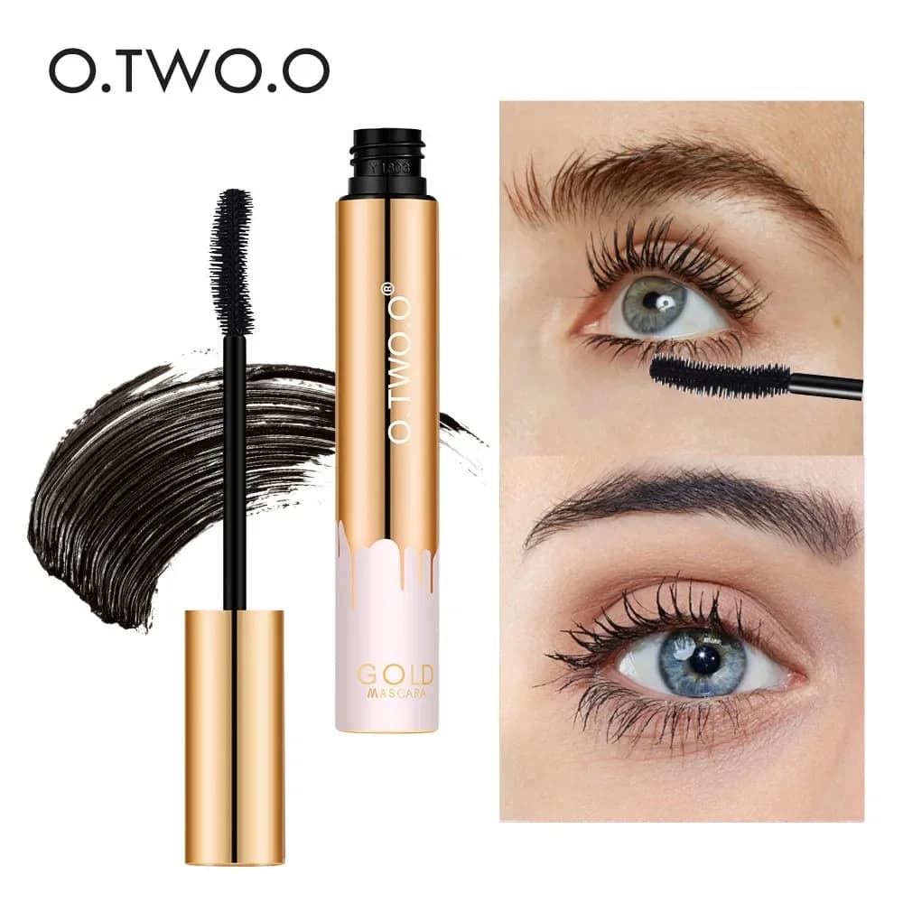 O.TWO.O 3D Mascara Extension Black Eyelash Extension Eyelash Brush Eyelash Makeup Beauty Mascara long-lasting gold color