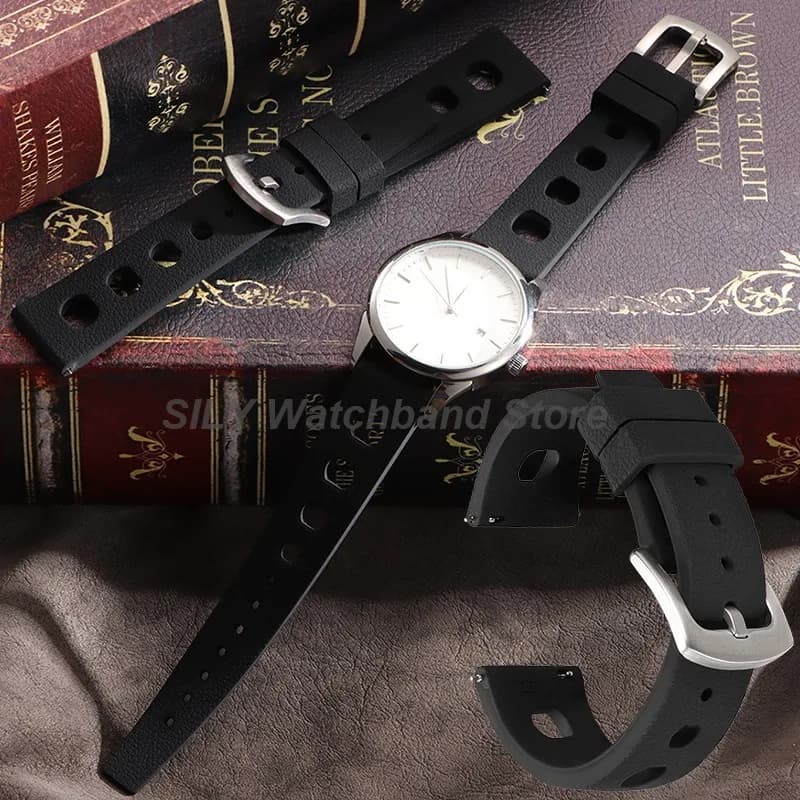 Cinturino Universale di Nuovo Design in Silicone Morbido a Sgancio Rapido 20/22mm, Bracciale Tropicale Universale per Uomo e Donna
