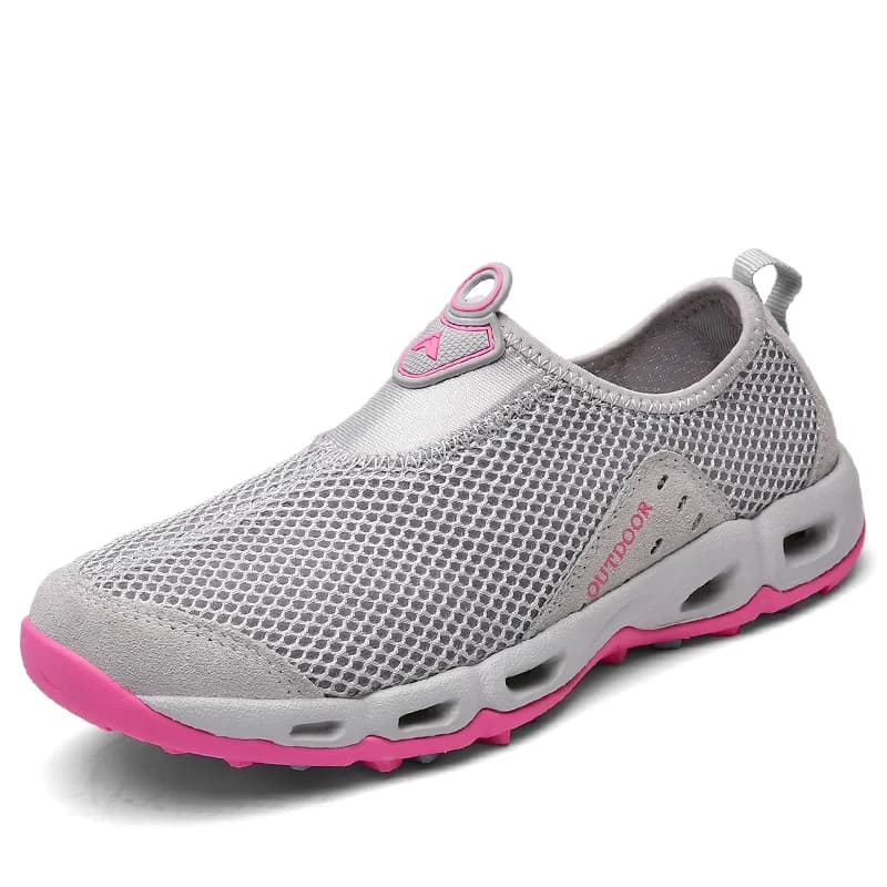Scarpe da trekking slip on da donna estive da esterno Scarpe da montagna in mesh da donna Scarpe da ginnastica da trekking Dropshipping traspirante