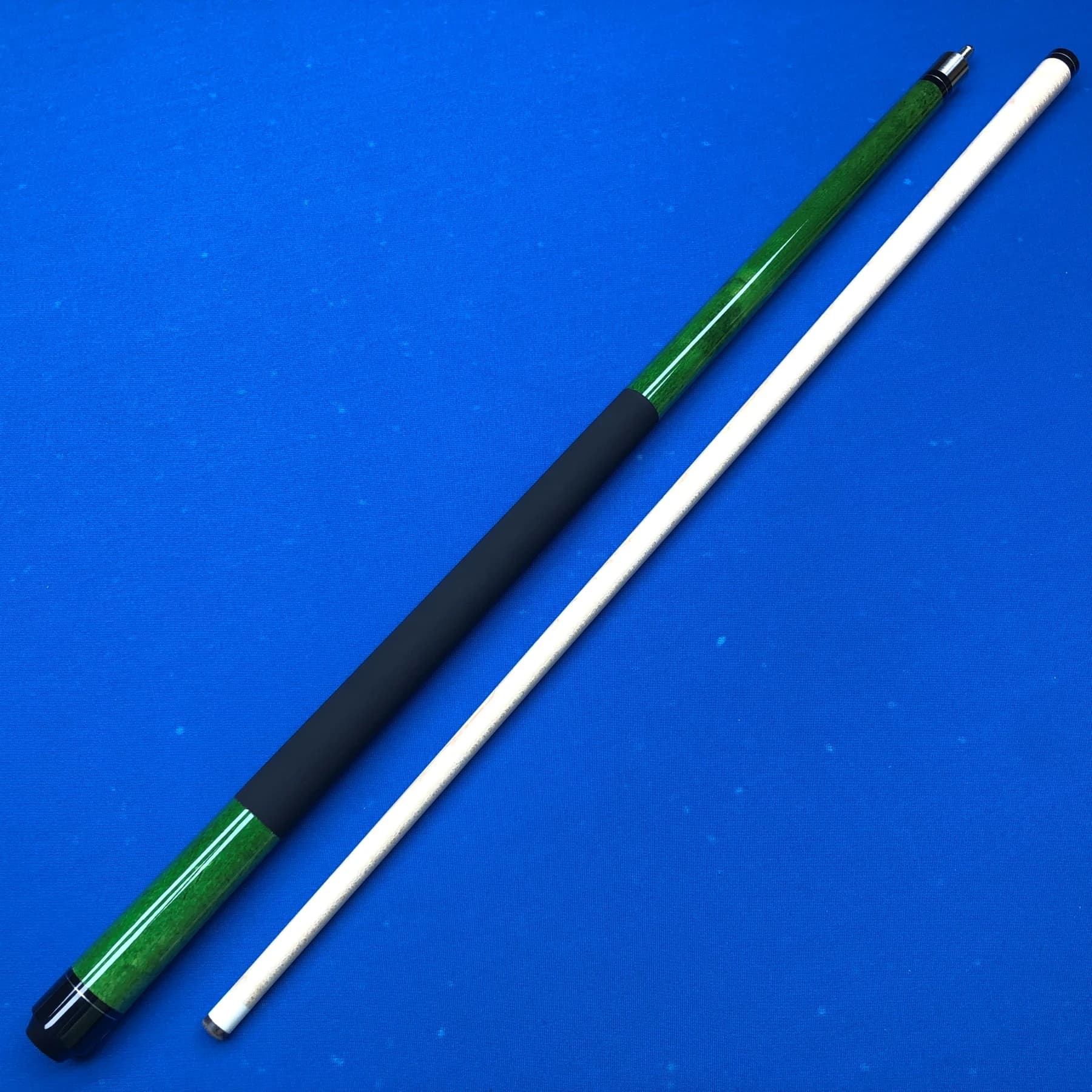 Stecca da Biliardo Professionale 1/2 Split in Legno Massello con Impugnatura Antiscivolo, Giunto in Acciaio Inossidabile, Punta da 12,7mm, 148cm