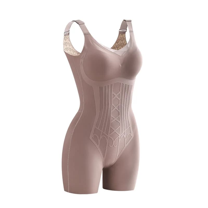 Winter Warm 3D Shapers woman fleece slimming body stuffed ass open corset invisible busts sexy underwear