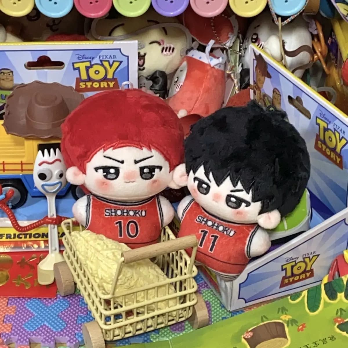 10 cm Anime Sakuragi Hanamichi Rukawa Kaede COSTUME Cosplay bambola di peluche vestiti del fumetto vestire bambole di cotone bambini peluche