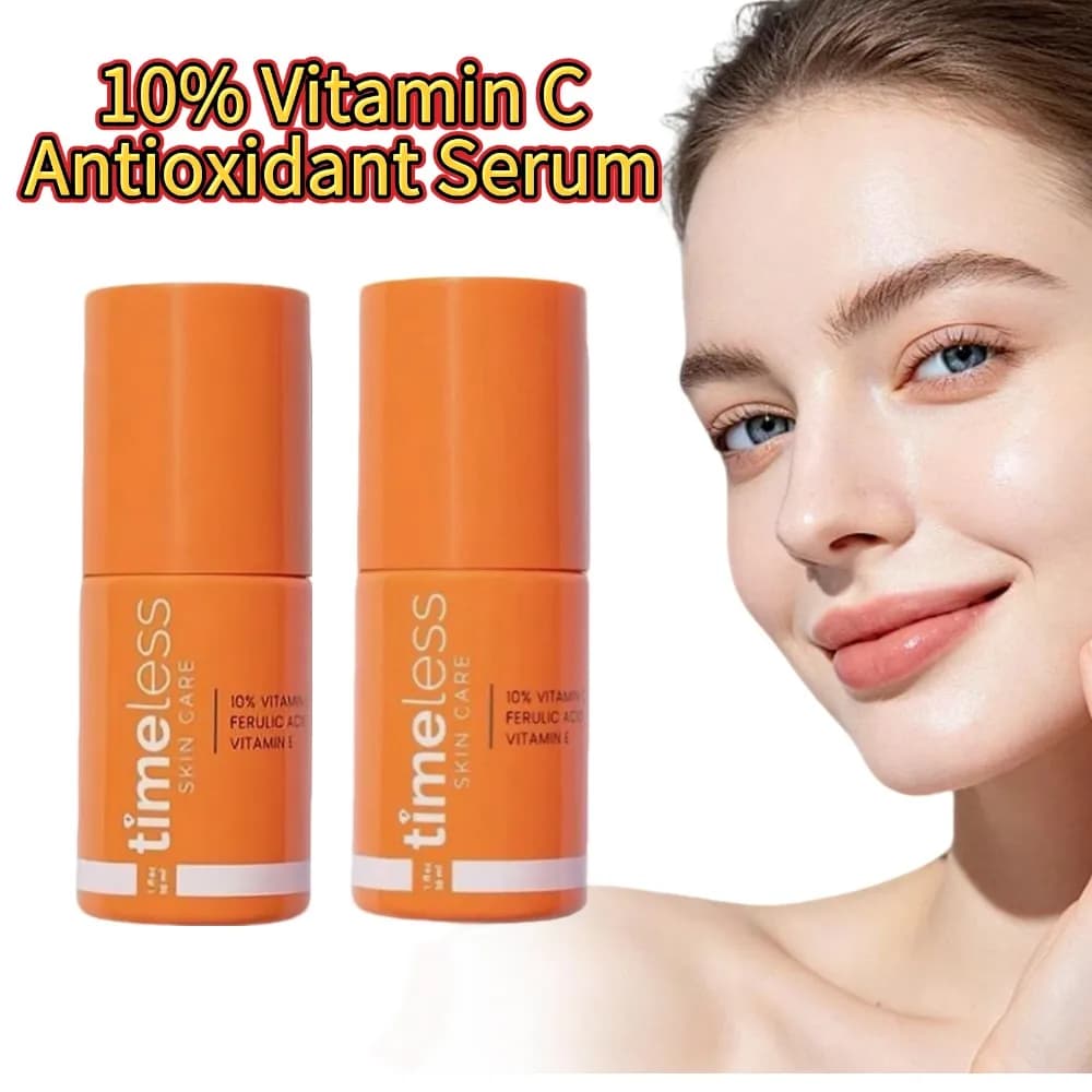 10% Vitamin C Antioxidant Serum 30ml Ferulic Acid Dual Skin Care Essence Hydrating Firming Brightening Anti Aging Shrinks Pores