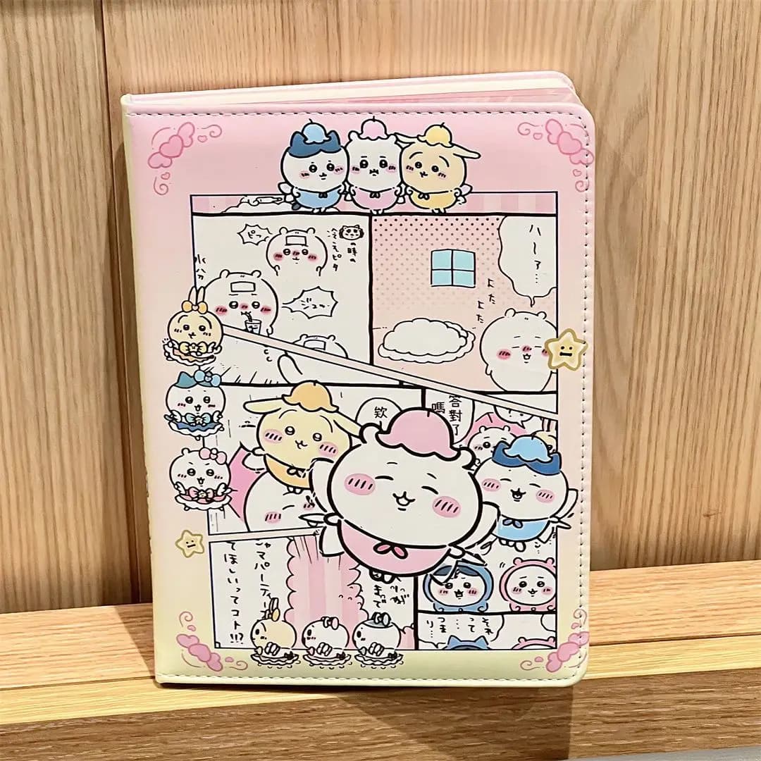 Kawaii Chiikawa Thickened Notebook Colorful Inner Pages Painted Journal Cute Stationery for Student School Writing Planning Gift