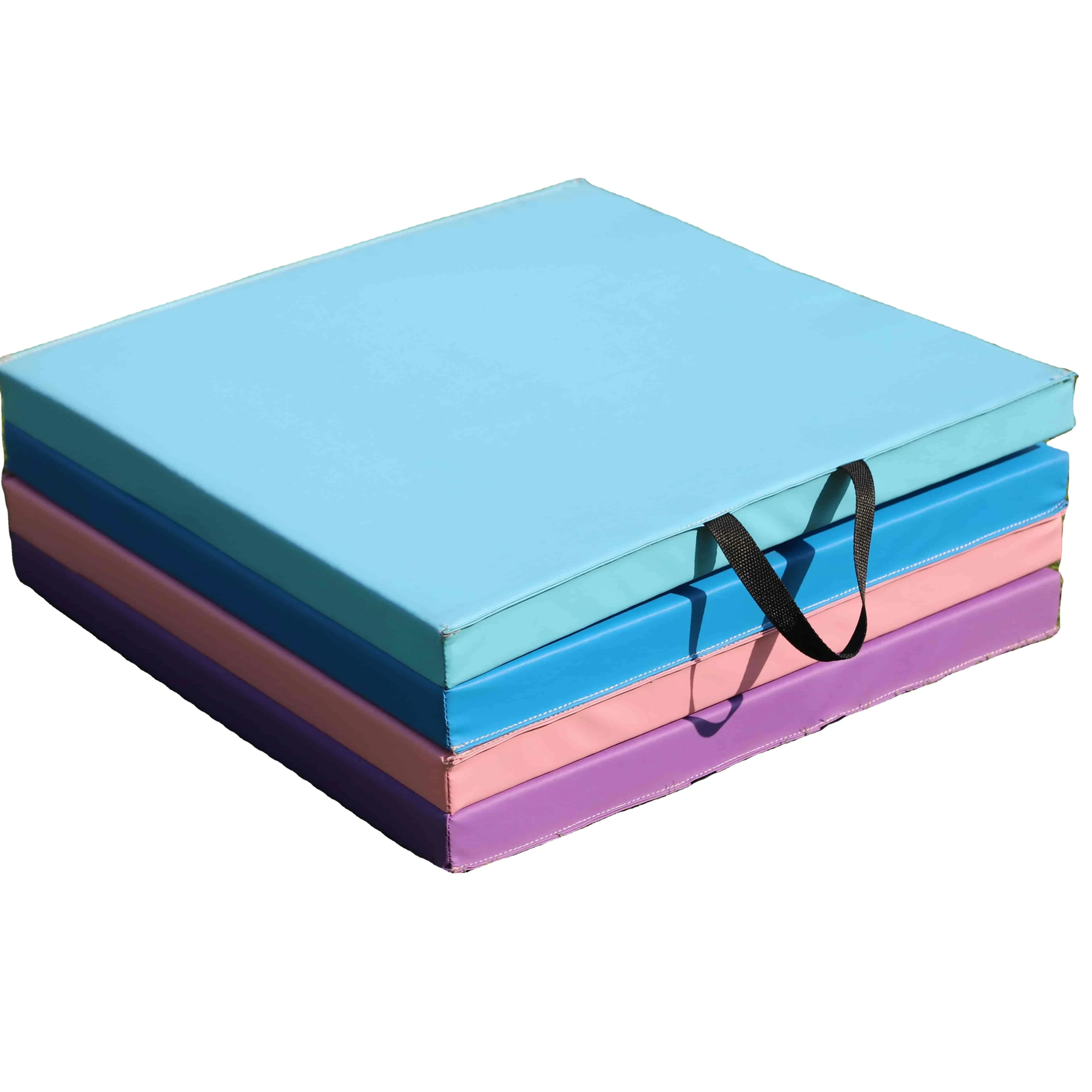 Outdoor PVC Large Thick Foam Folding Yoga Traveling Gymnastics Mats