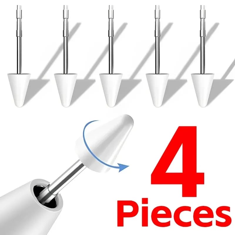 4/1PCS Penna Stilo di Ricambio Punta In Metallo per Xiaomi Mi Pad Redmi Matita Pennino Dello Schermo Stilo Scrittura Disegno Tablet Smart Matita Punta