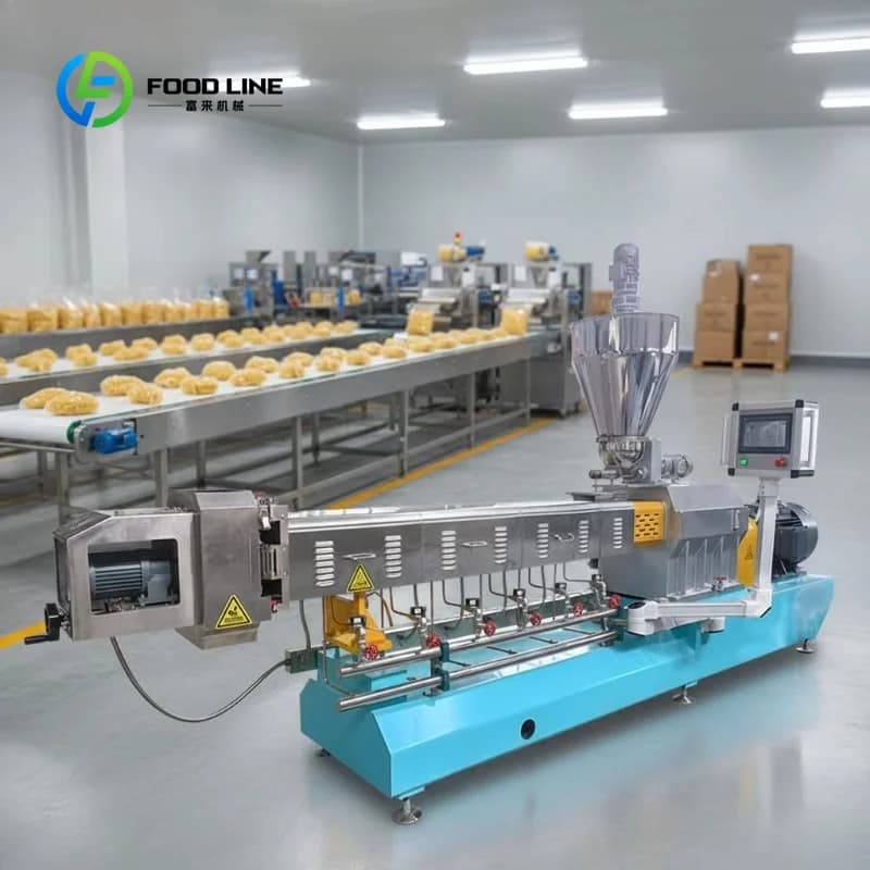 Industrial Automatic Pasta Processing Machinery, Custom Fully Automatic Macaroni Production Line for Factory Use