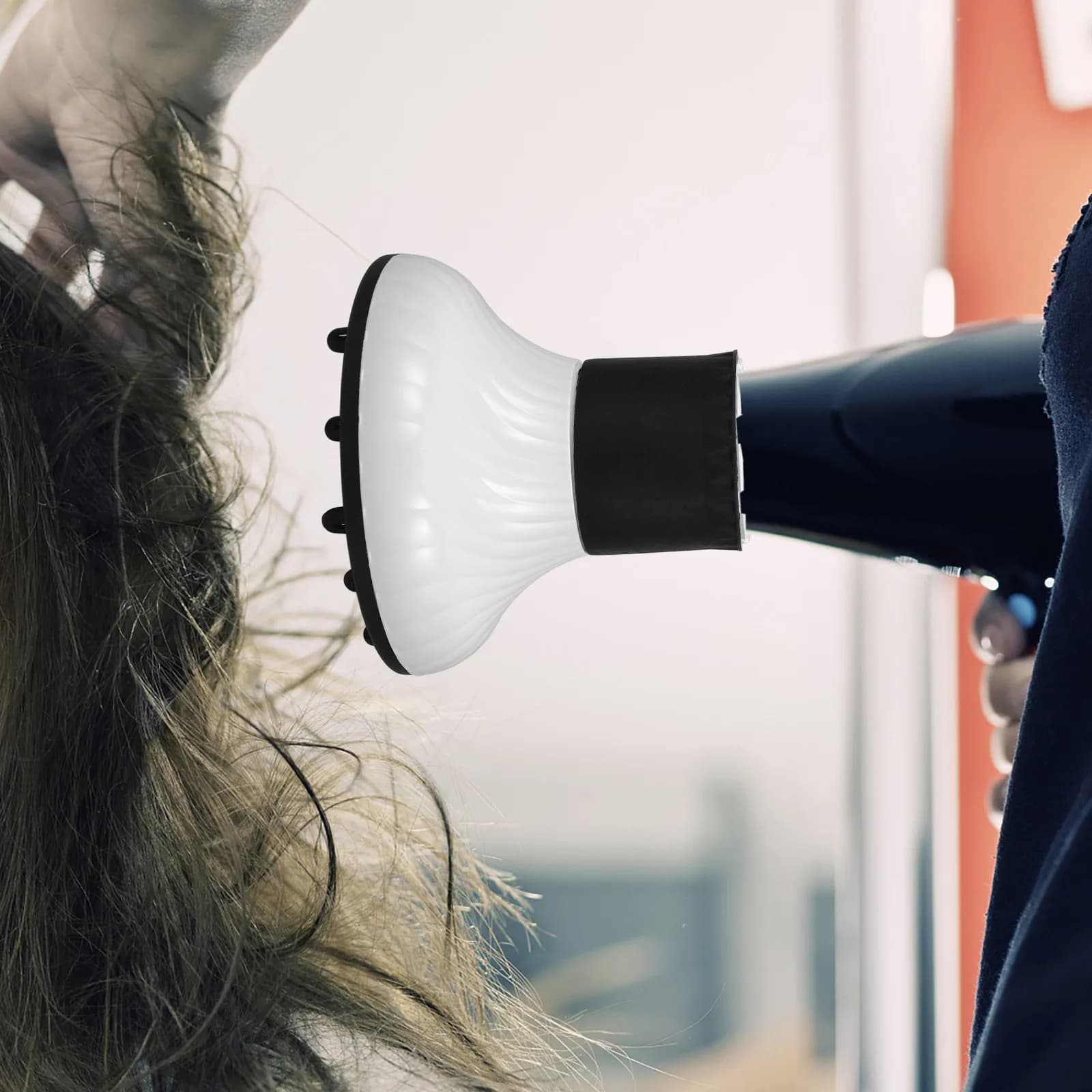 Universal Diffuser for Hair Dryer, Styling Tool for Salon, Elastic Hairdresser Tool