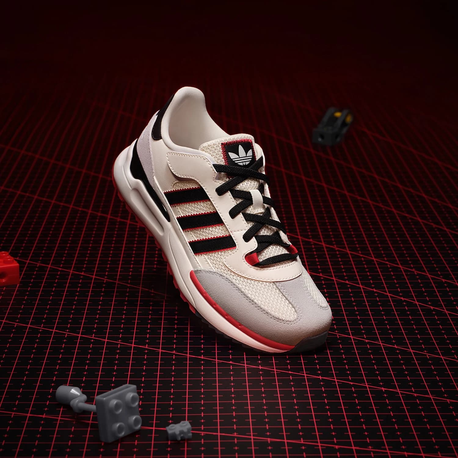 Adidas genuine clover big children's breathable low cut wear-resistant sports shoes KI8170