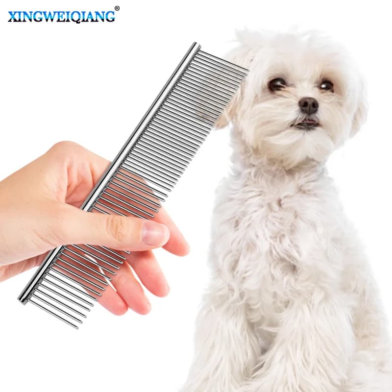 1PC Pet grooming brush to remove loose hair Straighten dog brush Districate pet brush for a smooth and shiny coat