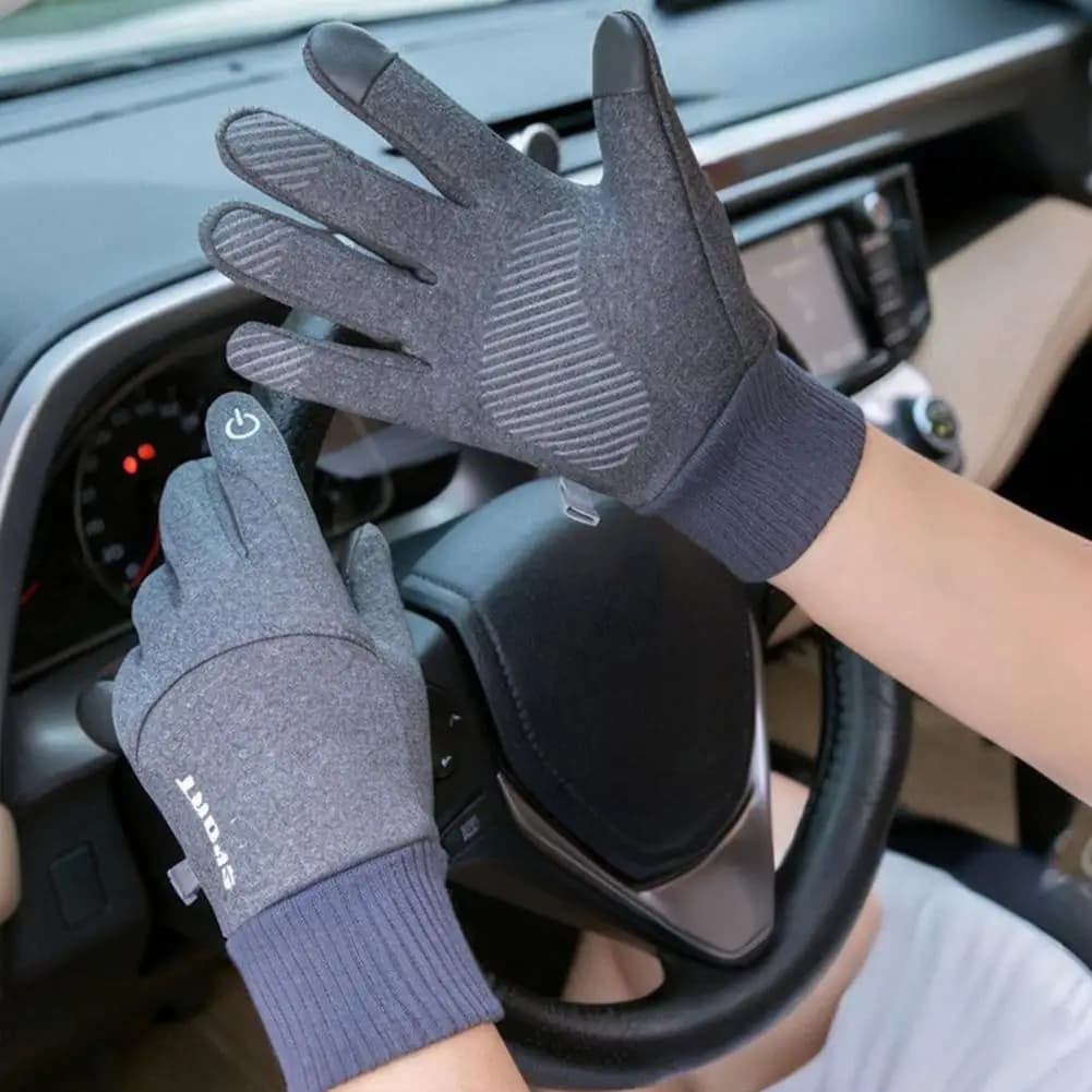 Waterproof Winter Gloves with Indoor, Windproof and Touch Screen for Cycling, Running, Motorcycle and Skiing