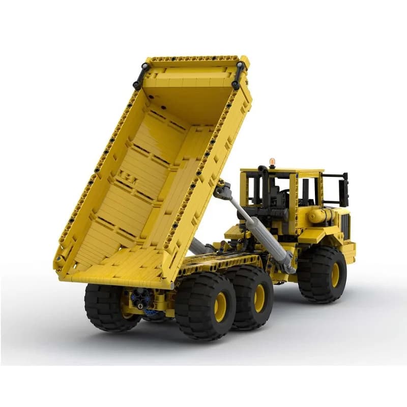 MOC-248929 New Mine Articulated Remote Control Dump Truck Building Block Model 1673 Parts Boys Children Christmas Toy Gift