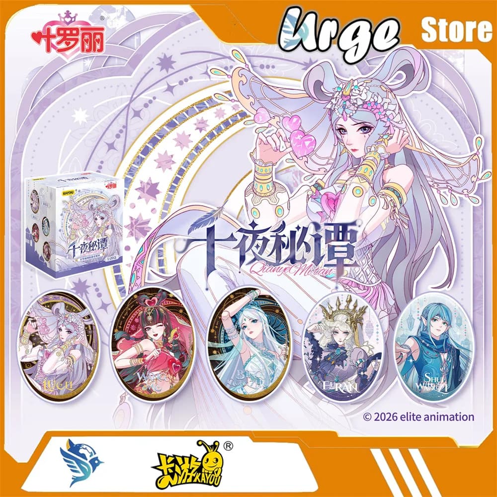 Kayou Nightless Love (Ye Luoli) Oval Badge Series – Thousand Nights Secret Tale – Distintivo in latta con spilla ufficiale con licenza ufficiale