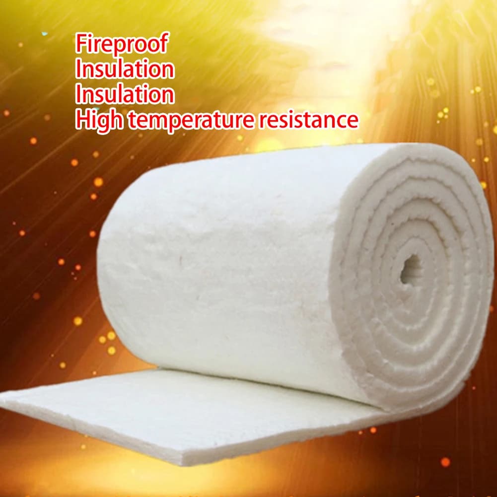 Coperta isolante termica in rotolo isolante in fibra ceramica ZK20 Coperta resistente alle alte temperature