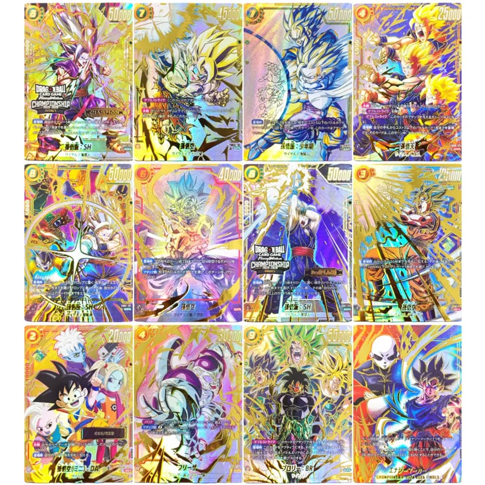 Carte da Collezione Anime Giapponesi Proxy Dragon Ball Super Fusion World Son Goku GT Vegito Son Gohan Super Alternate Art TCG