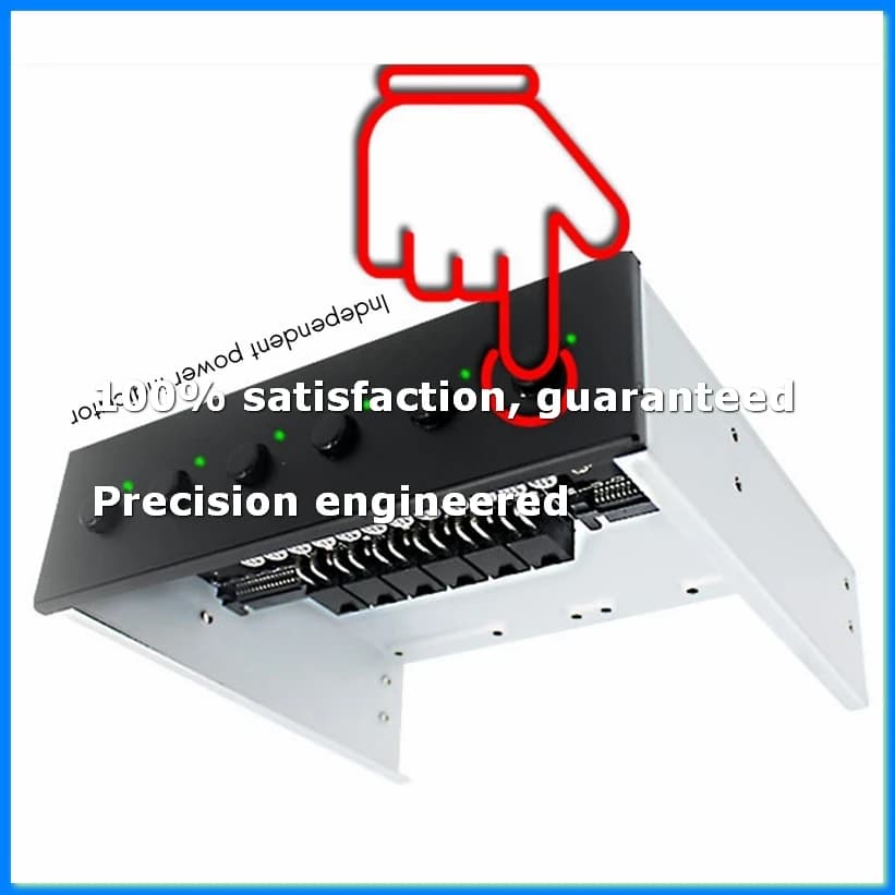 4 Way Hard Disk Selector Controller Hard Drive Power Switch Module for Desktop Computer Support 2.5/3.5 Inch SATA HDD-A62I
