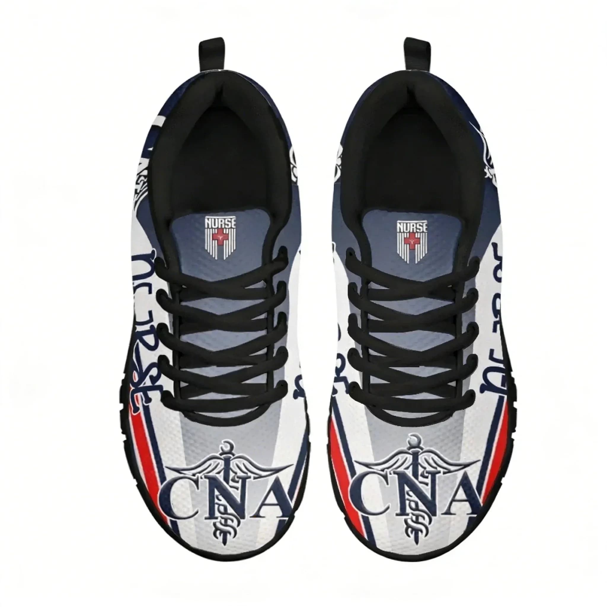 Scarpe basse con motivo carino da infermiera per donna, scarpe da ginnastica in rete traspiranti, scarpe da corsa leggere, Zapatillas