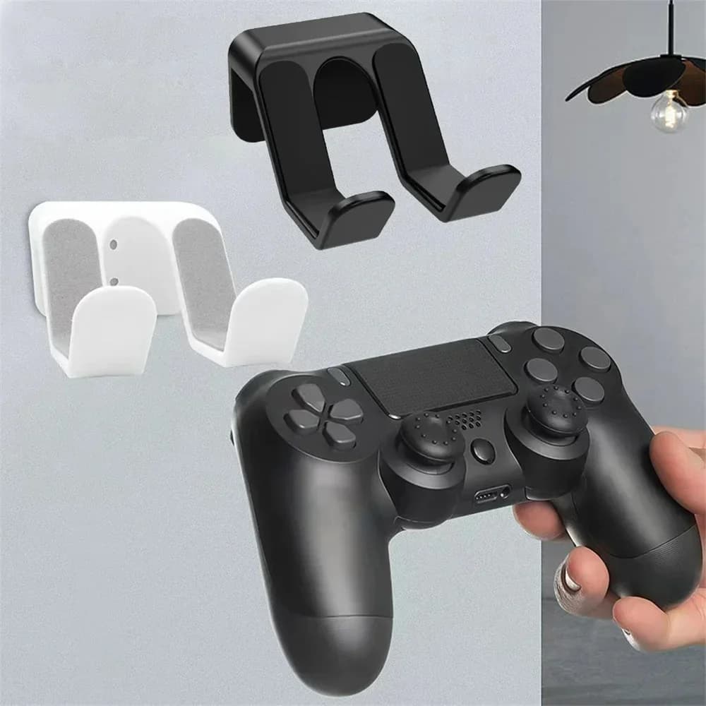 Rack per montaggio a parete universale per PS5 PS4 Xbox One Switch Pro Controller di gioco Cuffie Supporto per gancio per cuffie Accessori da gioco