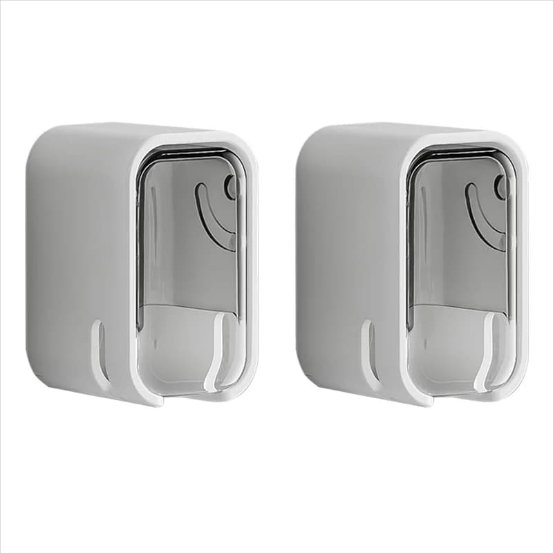 ABWP-Porta spazzolino da viaggio per famiglia per bagno Dispenser portaspazzolino con design a fessura singola