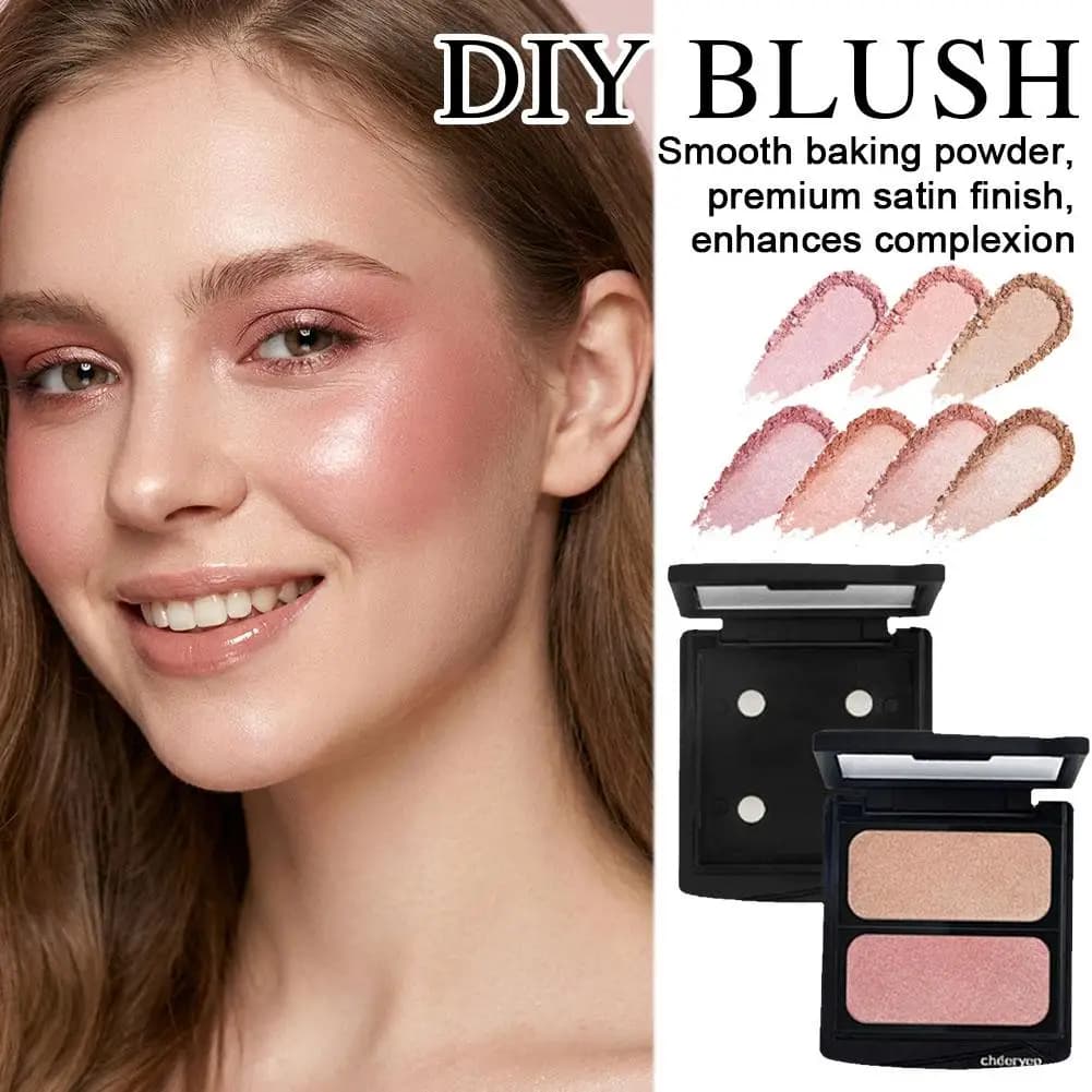 Cheeryep Qianyan Spring Blooms in her Blush Palette: Blush Cotto a Freddo, Illuminante, Trucco Naturale a Lunga Durata per le Guance