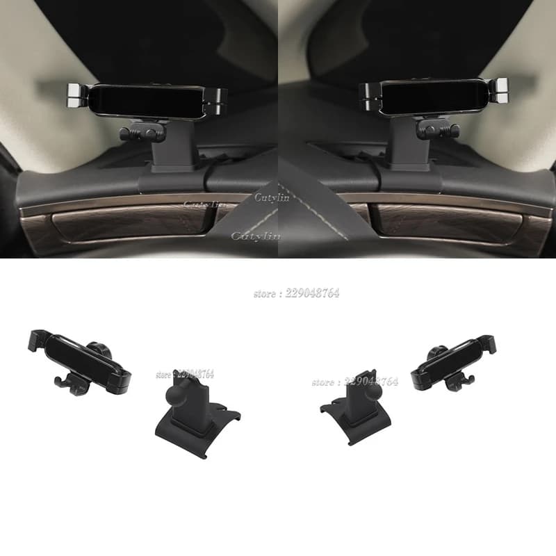 Supporto per telefono auto esclusivo per Toyota Alphard Vellfire Serie 40 2023-2025 (LHD/RHD) - Staffa di navigazione per modifica interni