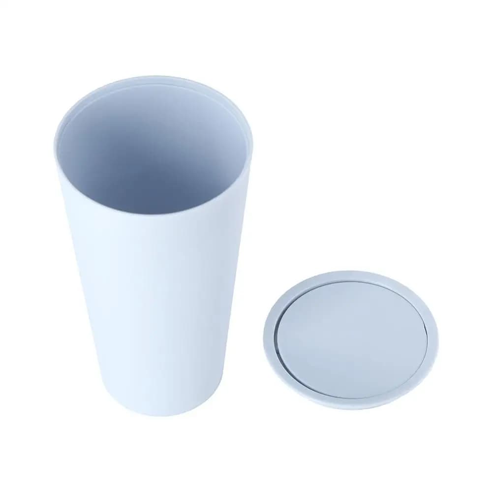 Plastic Creative Table Household With Lid Desktop Trash Can Dustbin Basket Sundries Barrel Garbage Bin