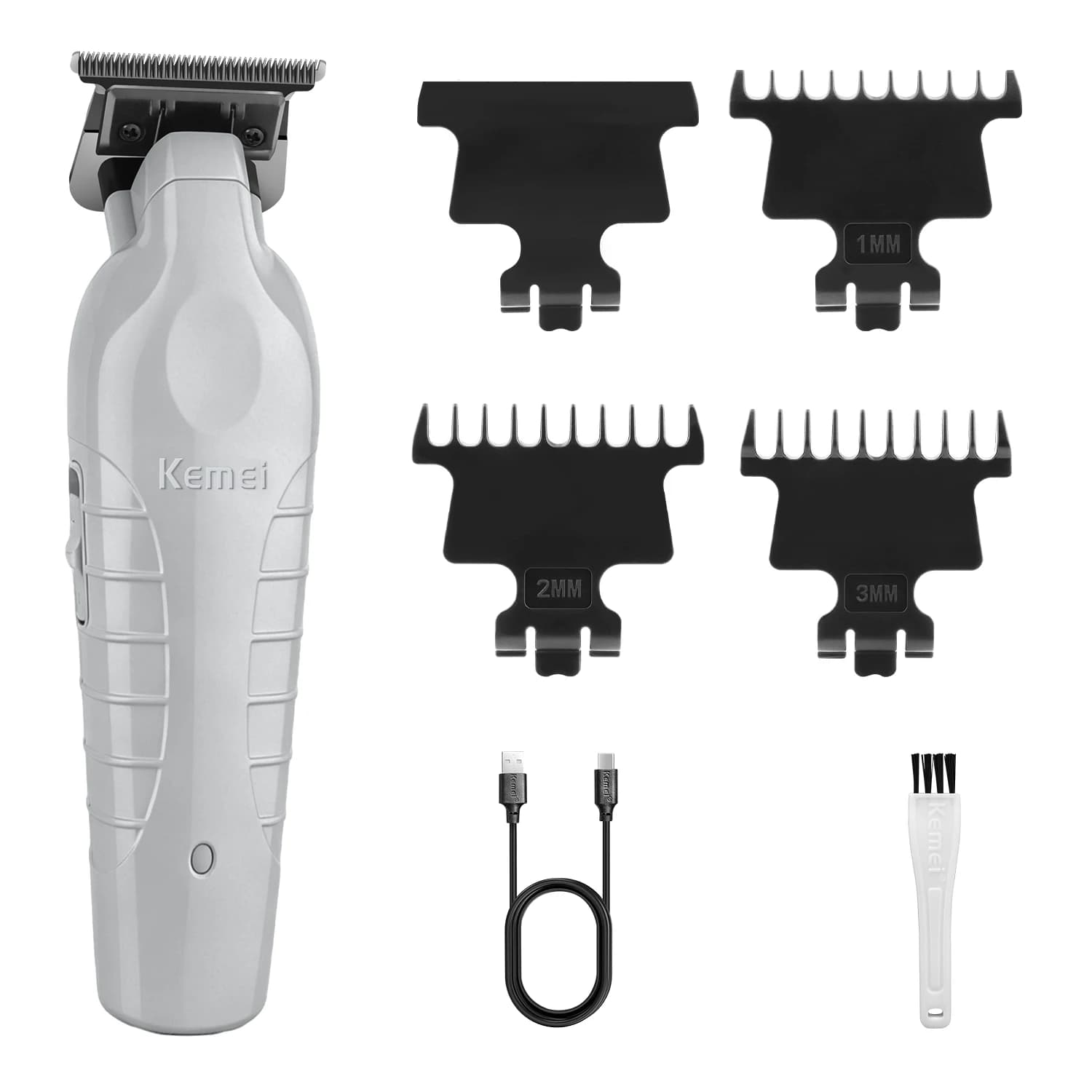 KEMEi KM-2299 Quick Charge USB Haircut, 1200MA Barbiere Machine, Trimmer for Wireless Rechargeable Hair, Kemei Electric Haircut