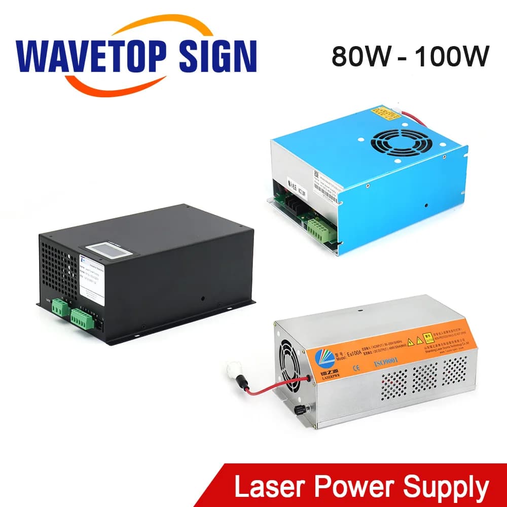 SignkoRay 100W CO2 Laser Power Supply Source HY-TA100 for CO2 Laser Engraving and Cutting Machine Long Warranty