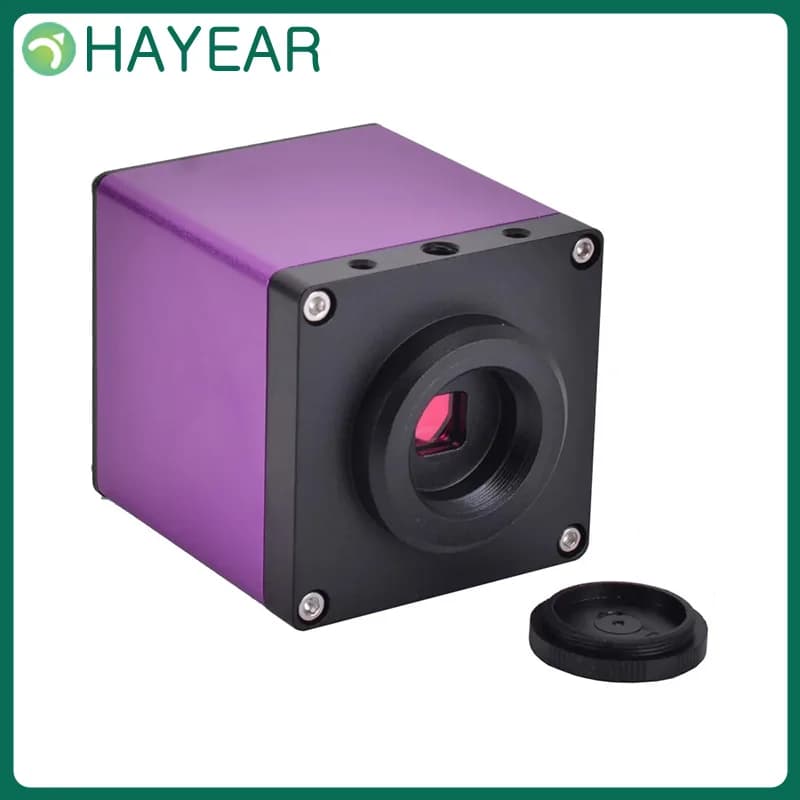 HAYEAR FULL HD 1080P HDMI 60FPS Video Microscopio industriale digitale Fotocamera Scheda TF Videoregistratore microscopio per riparazione PCB