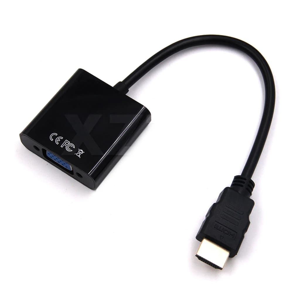 Convertitore cavo HD 1080P compatibile HDMI a VGA Adattatore maschio a VGA femmina compatibile HDMI per tablet laptop PC TV
