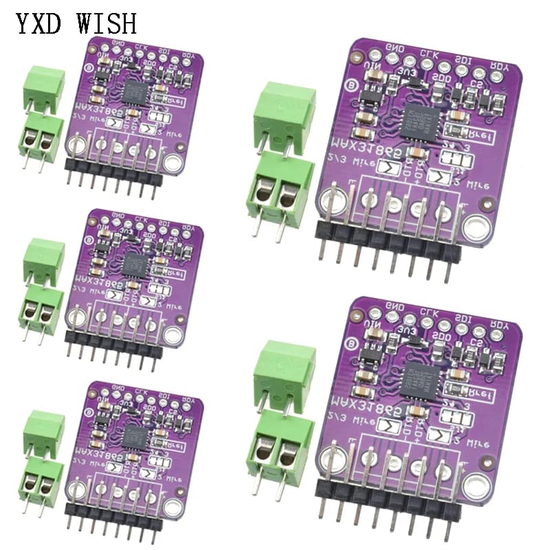 5 pz PT100 a PT1000 Convertitore da RTD a Digitale Modulo Sensore di Temperatura Termocoppia 3.3 V/5 V Per Arduino MAX31865