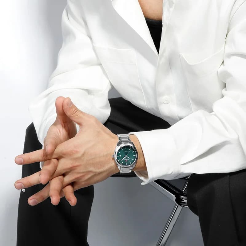 NAVIFORCE Orologio sportivo di lusso al quarzo con calendario luminoso per uomo Orologio da polso impermeabile in acciaio inossidabile Relogio Masculino