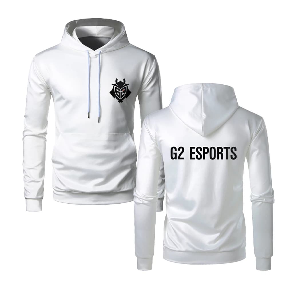 G2 Esports Uniforme della squadra Felpa con cappuccio da uomo 2024 CS GO Dota2 LOL Giochi Concorso Jersey Felpa con cappuccio Sport Moda Ragazzi Appassionati Donne Pullover Top