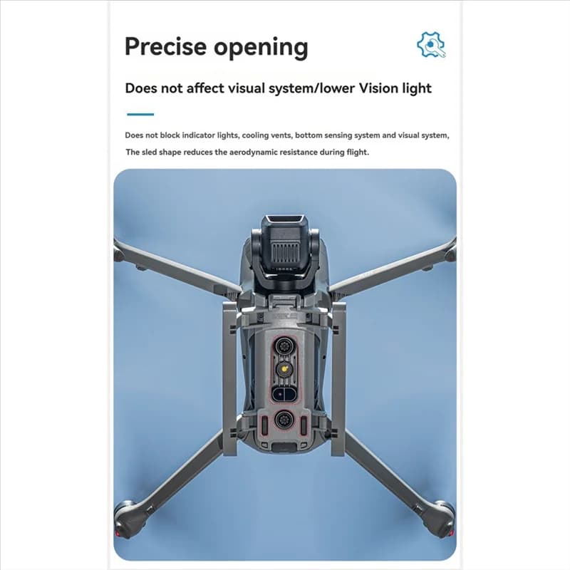 Carrello di atterraggio per DJI AIR 3S AIR 3 Drone gambe pieghevoli prolunga di altezza staffa di rialzo accessori per droni