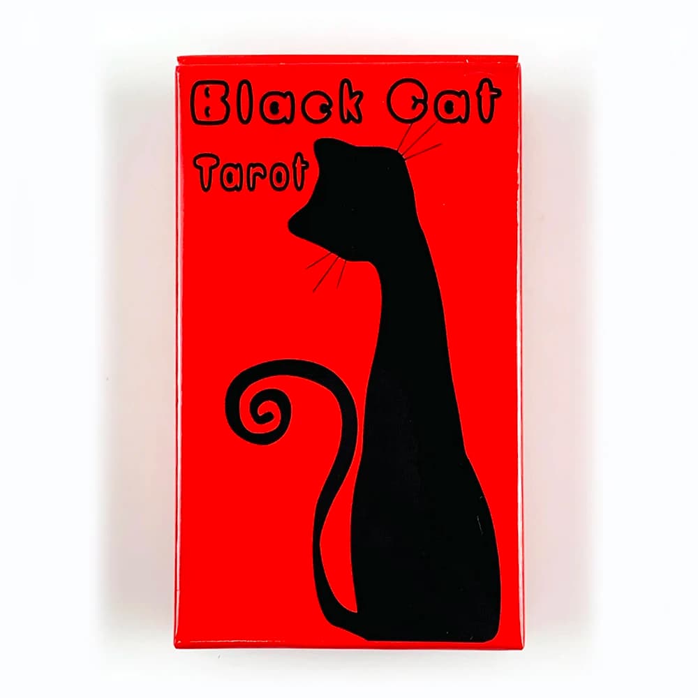 Hot-selling Black Cat Tarot Cards 78 Pcs Cat Theme Tarot Cards English Version Divination and Fortune-telling For Beginners